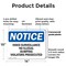 Signmission Video Surveillance No Illegal Dumping Violators OSHA Notice Sign, Plastic, 14in W x 10in L, 2PK OS-2PACK-NS-P-1014-L-18875 - alternate 2